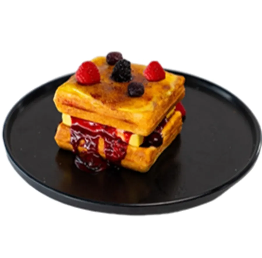 Creme Brulee Waffle Tower