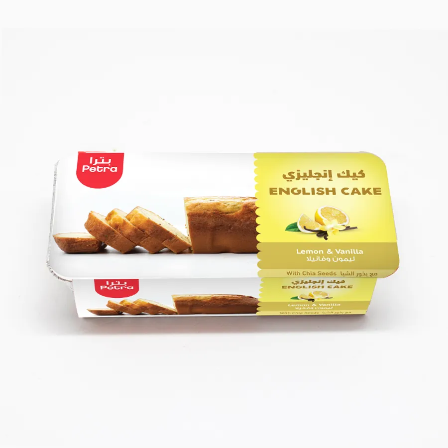 English Cake Lemon & Vanilla With Chia Seeds 325 gm ( 1 Piece )