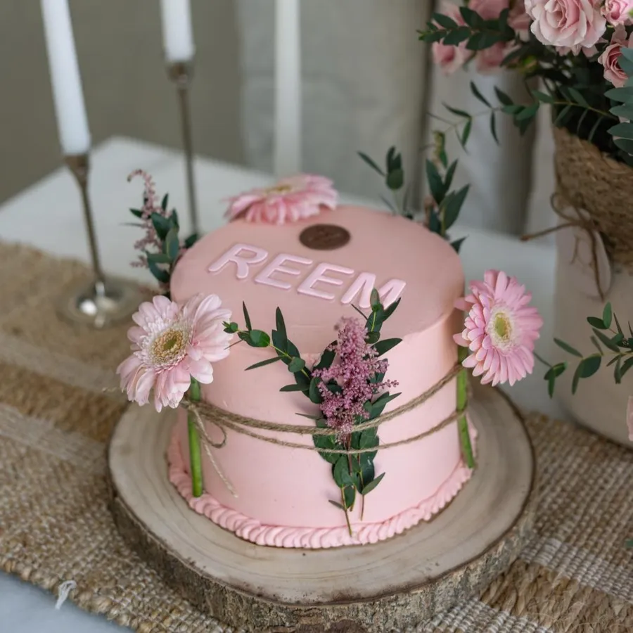 Wreath In Pink Gerbera