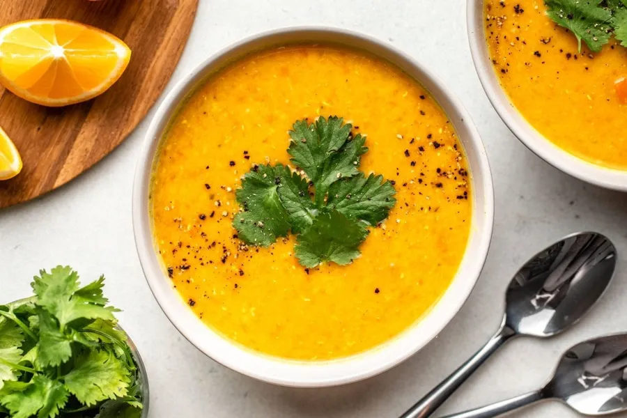 Lentil veggie soup