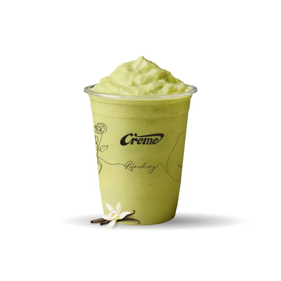 Salted Vanilla Matcha Frappe