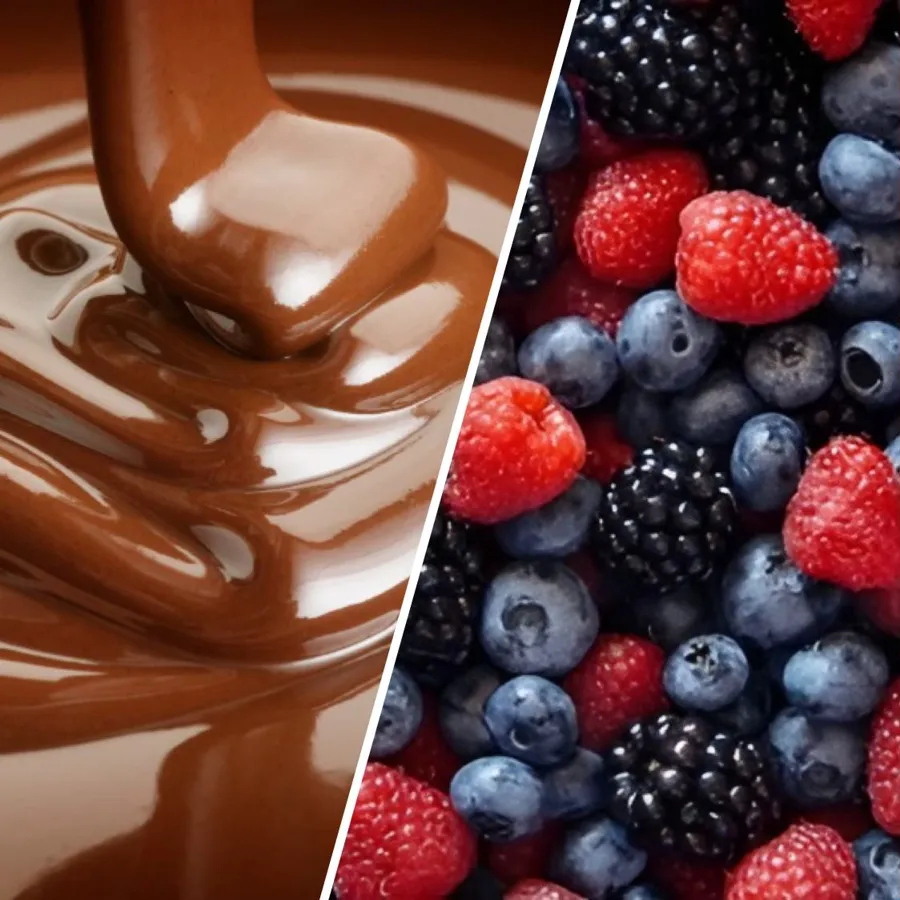 Chocolate & Mix Berries (Cream Crepe)