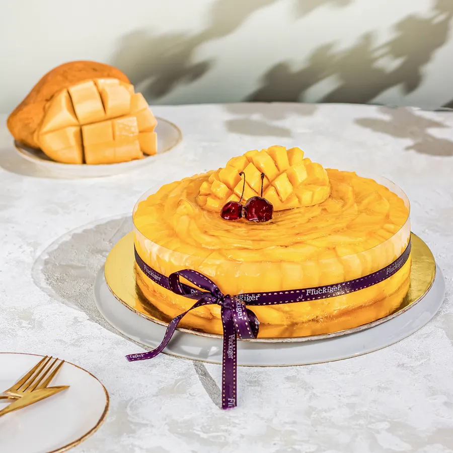 Mango cream cake