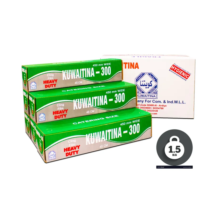 CARTON 6 PCS CLING FILM - KUWAITINA 45CM 1.5 KG