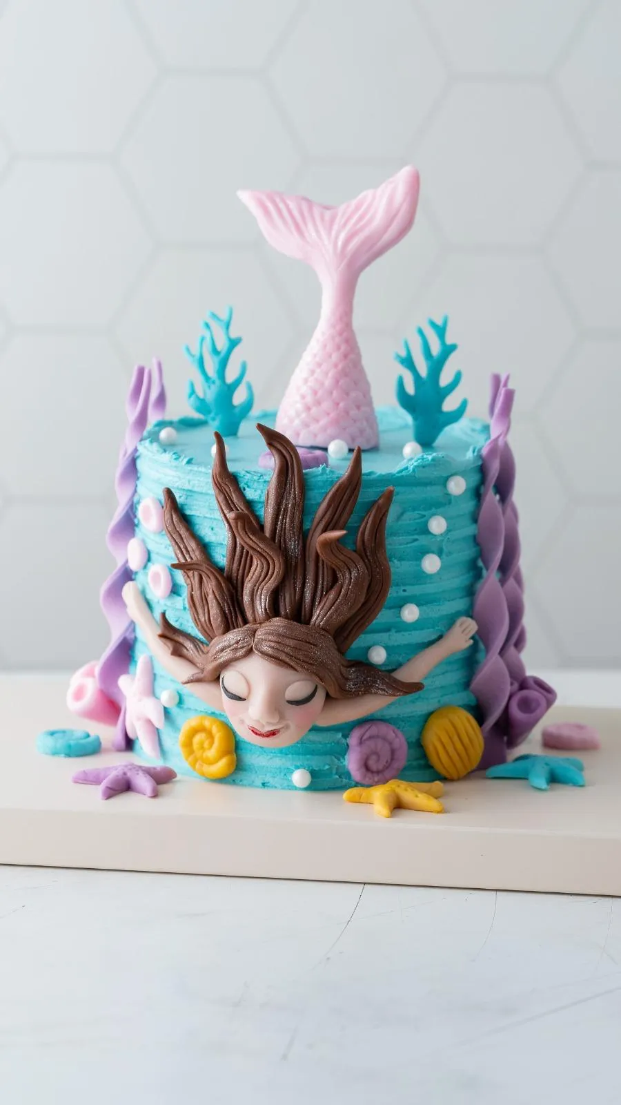 Mermaid Cake 5x4 Collaboration with farwla