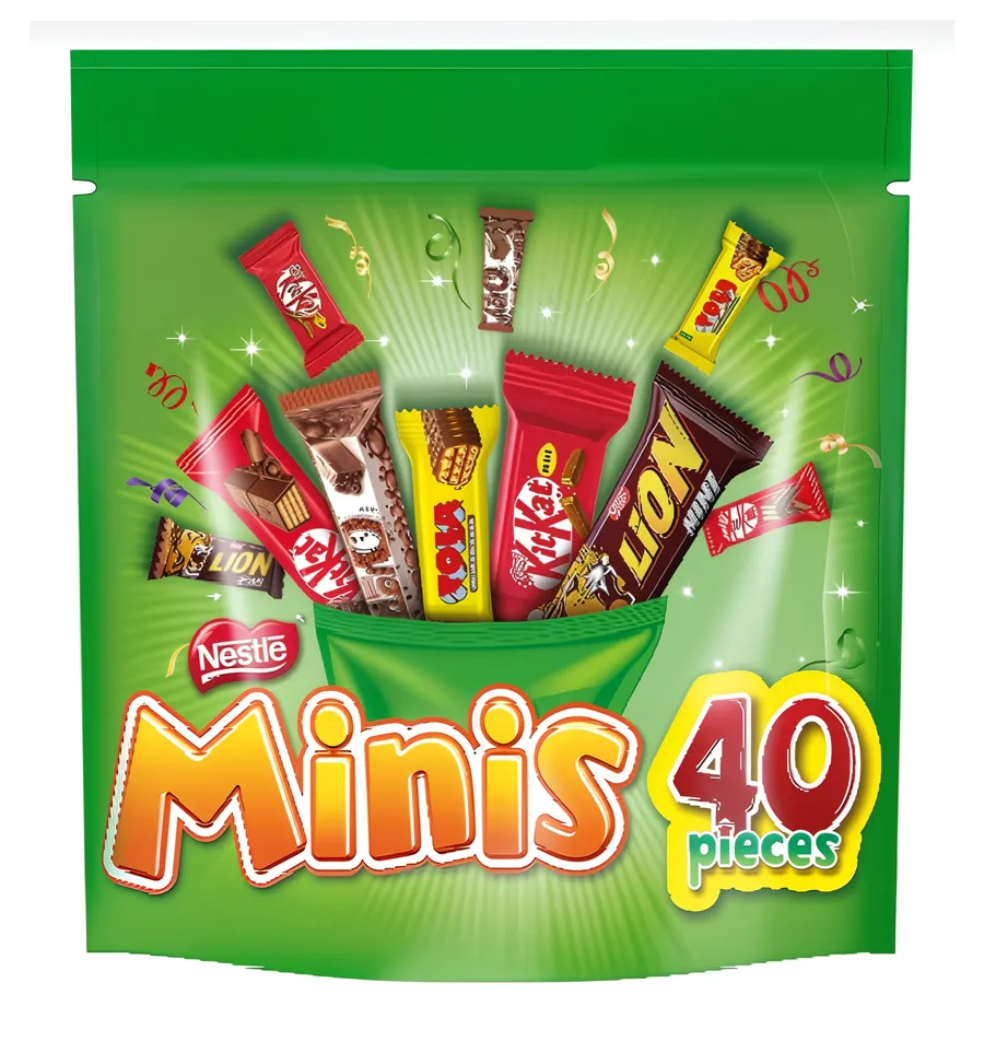 Minis Assorted Chocolate 40 Pieces 495.5g
