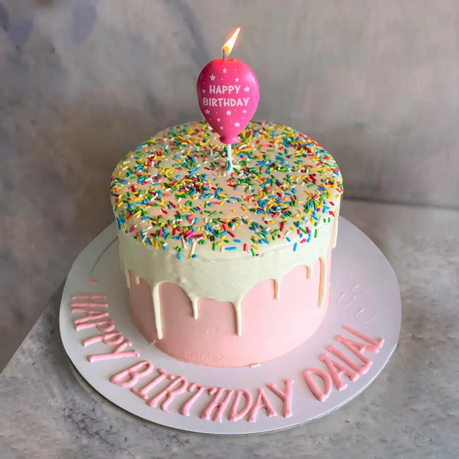SPRINKLE CAKE - PINK