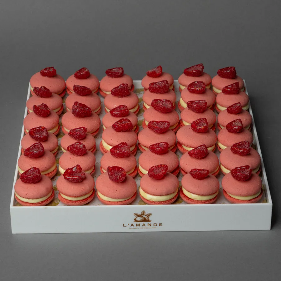 36 Mini ispahan macaron