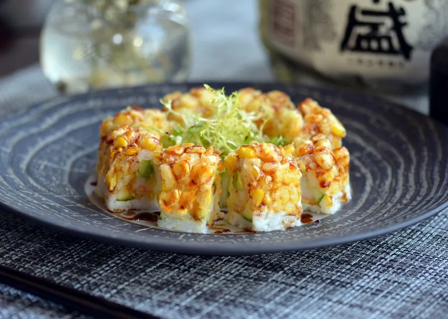 Corn Tempura Maki 8 pcs