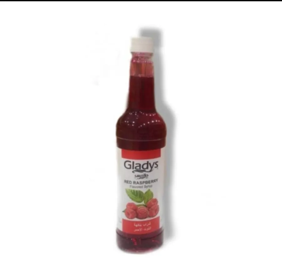 Gladys Red Raspberry Flavored Syrup 750 ml