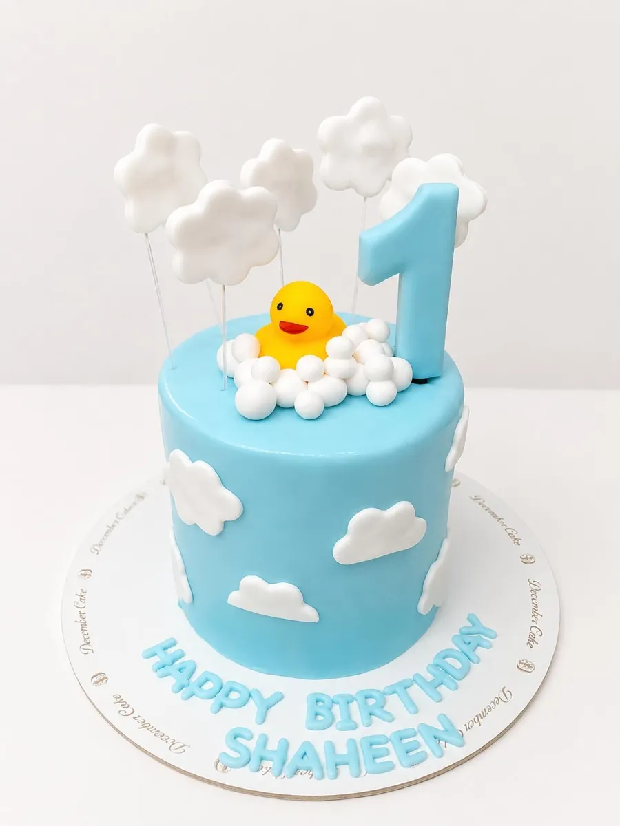 Blue sky with duck 🐥 6inch