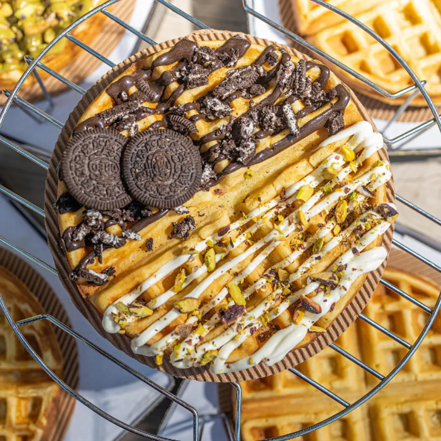 Mix Nutella Waffle