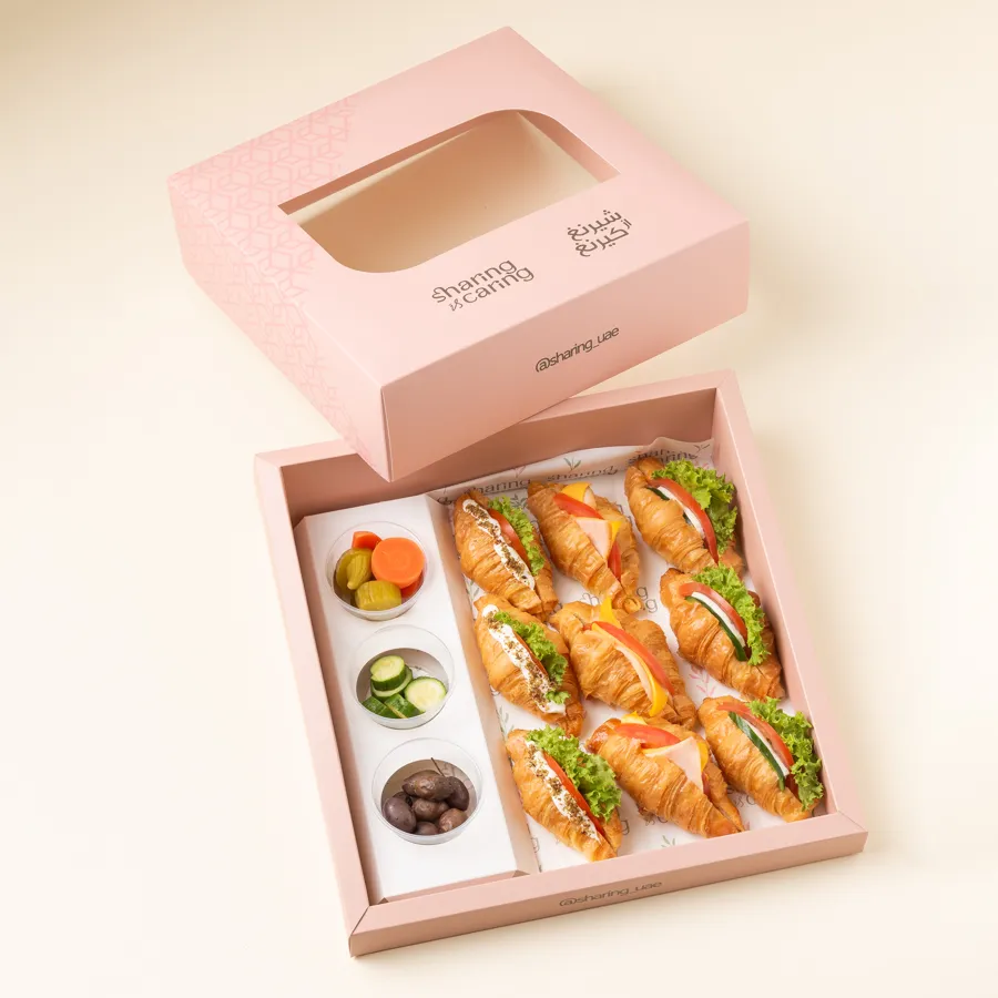 Sharing Croissant Sandwich Box