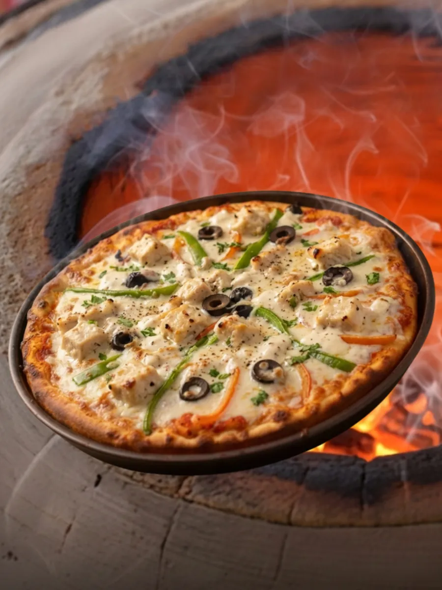 Malai Boti - Pizza Naan