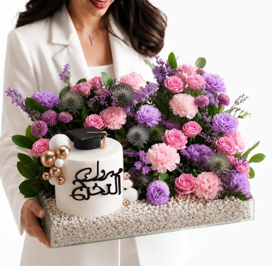 Garden flower box cake gradation 🎓