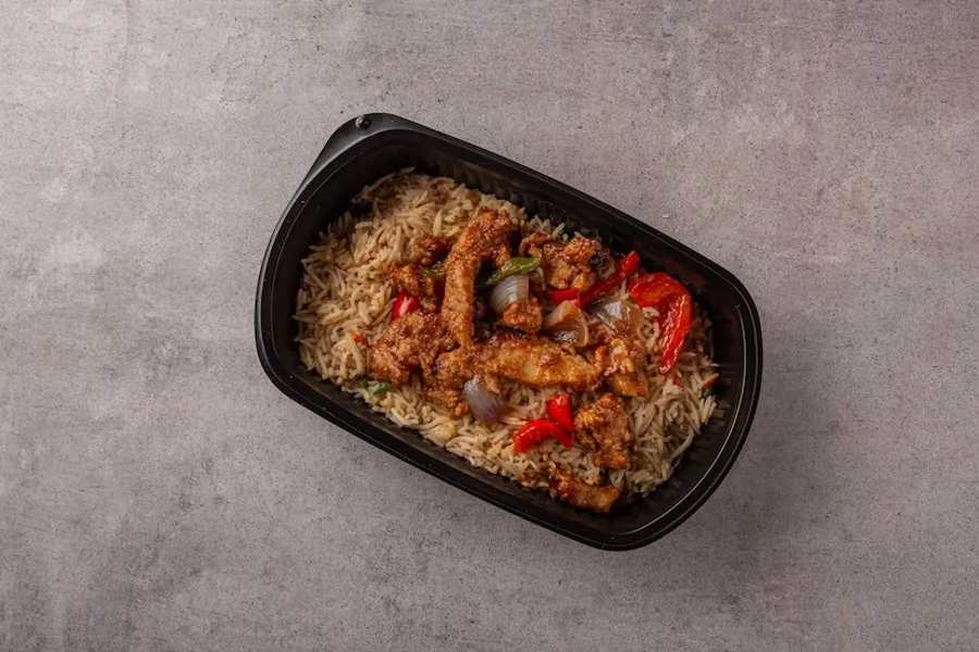 Chicken Fajita with rice