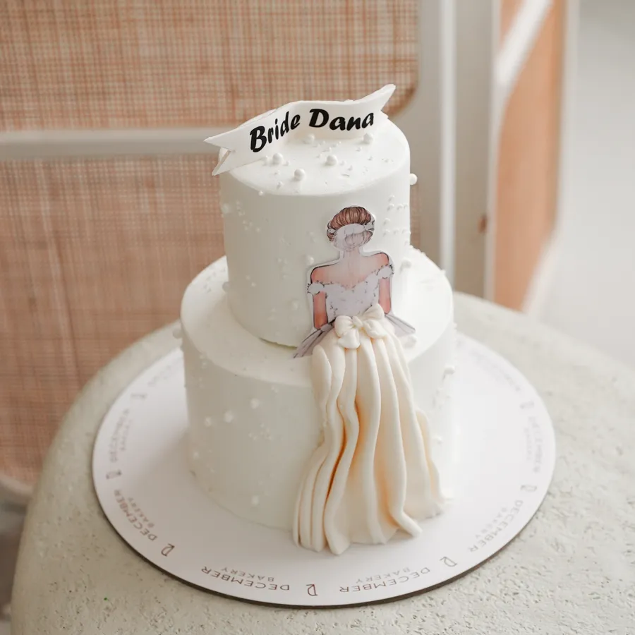 Double bride cake 6inch