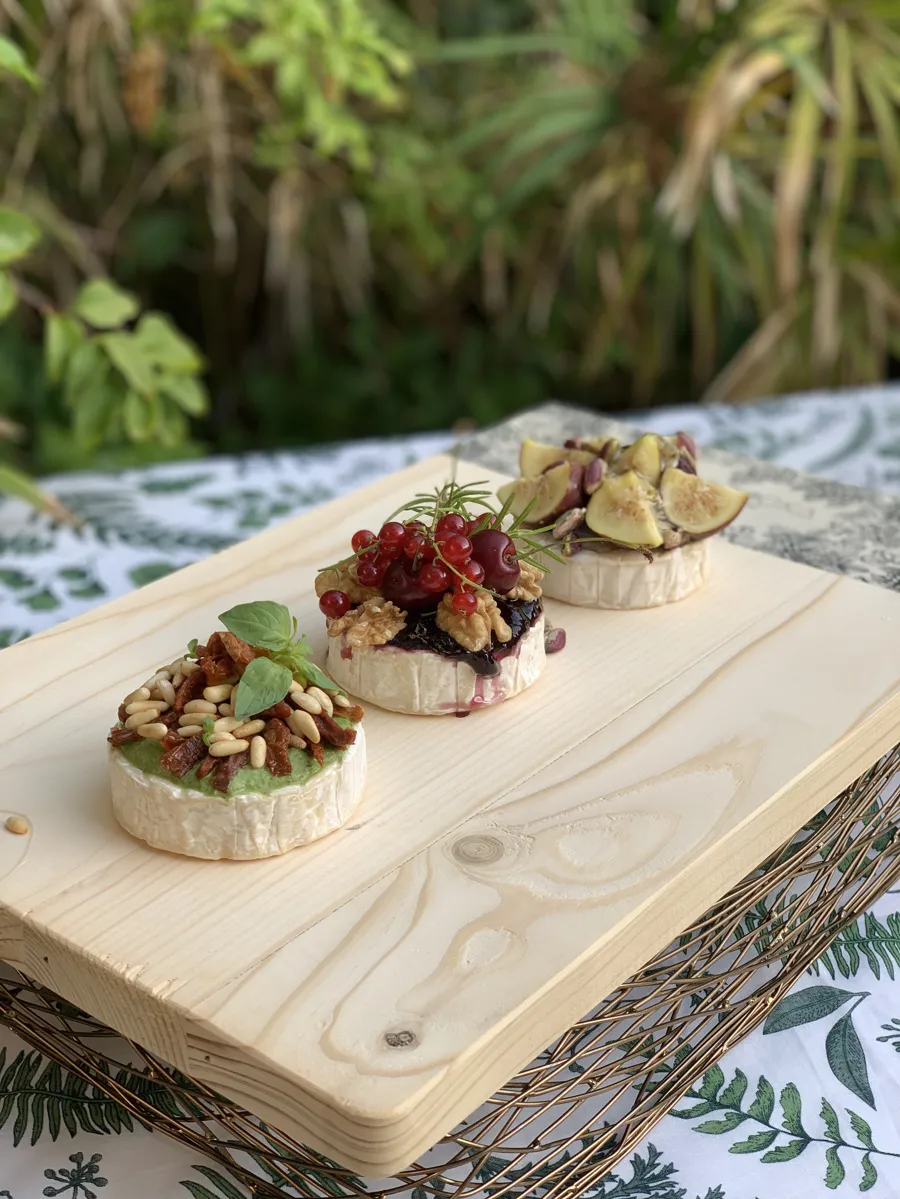 Trio-Brie Cheese board 🥜✅