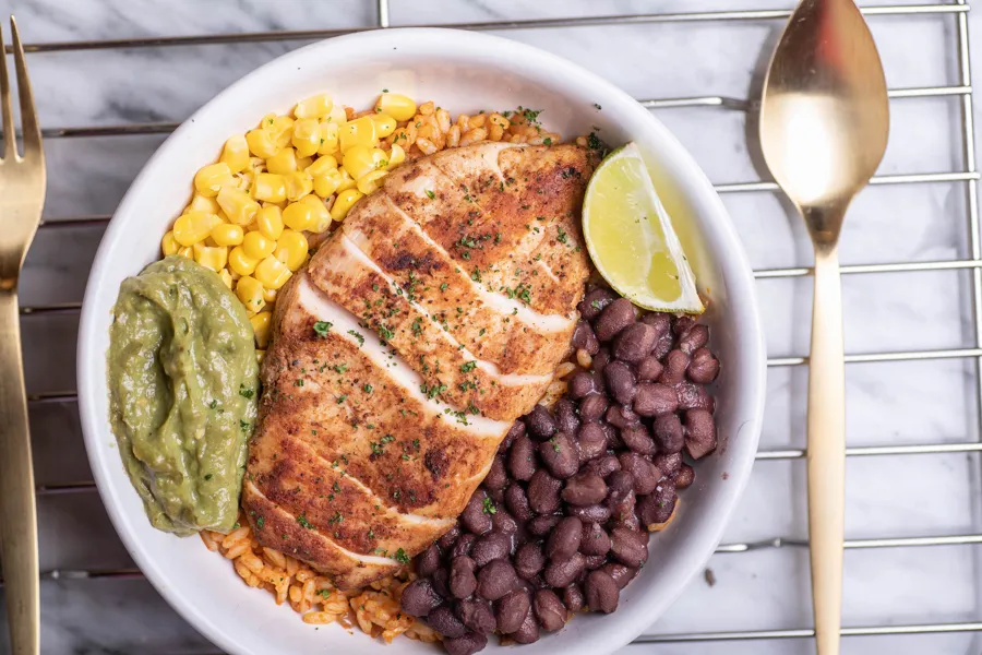 Mexican chicken bowl