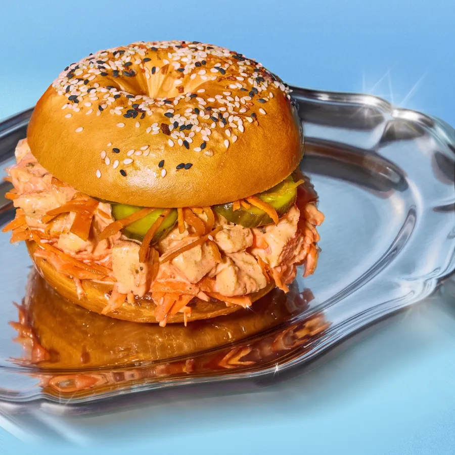 Korean Chicken Bagel