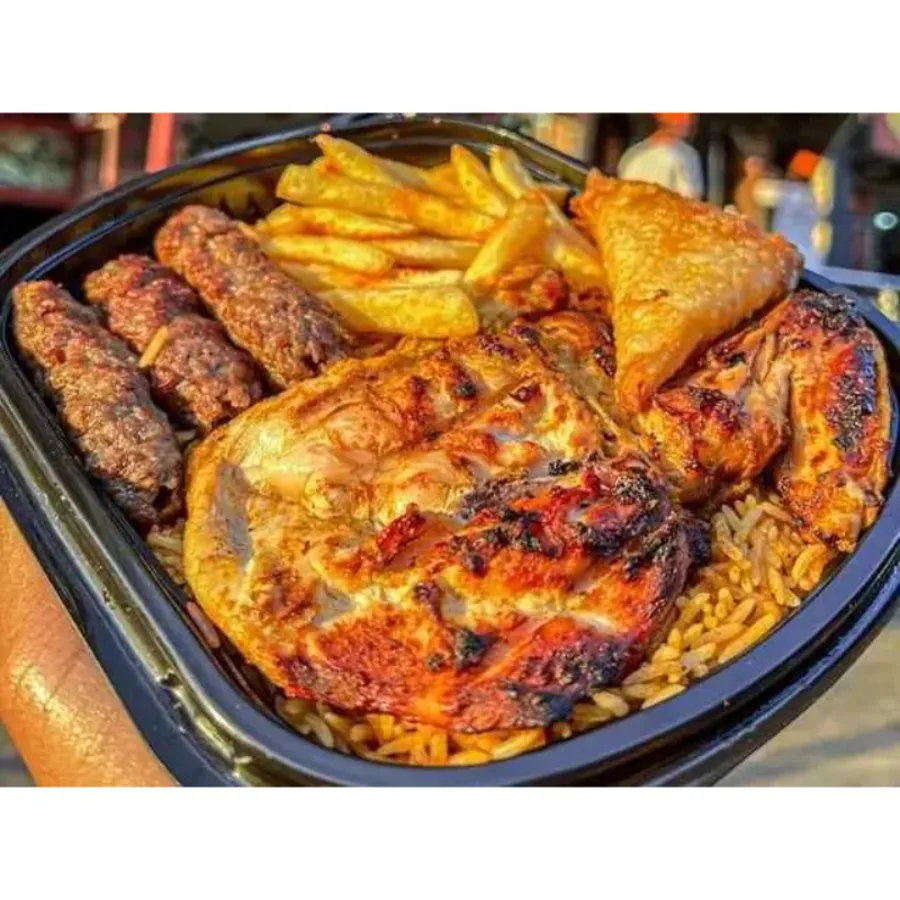 Kofta with Quarter Chicken (Breast) Meal