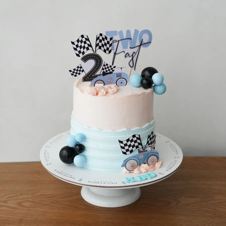 Blue car 🚙 cream cake 6inch