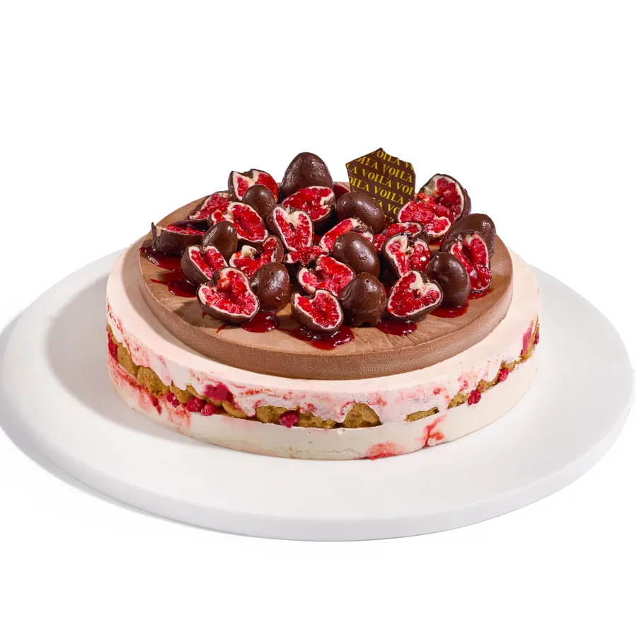 Raspberry Choco Cheesecake Ice Cream
