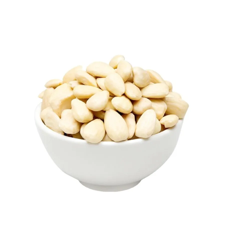 Whole peeled raw almonds