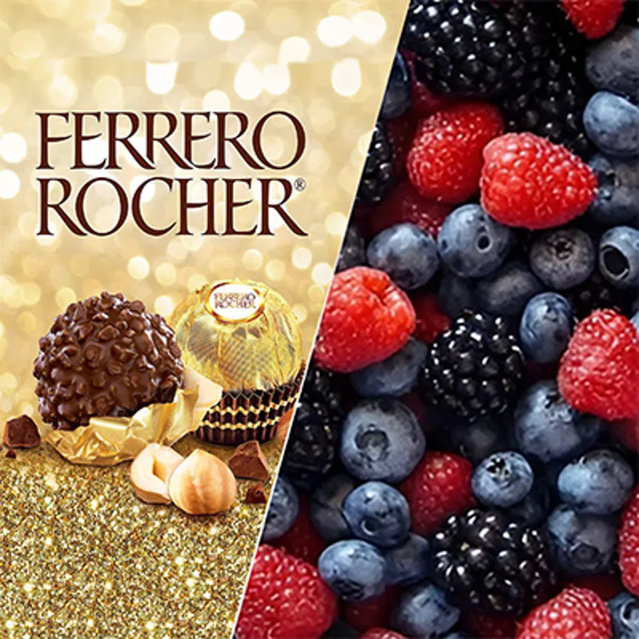 Ferrero Rocher & Mixed Berries (Pancake)