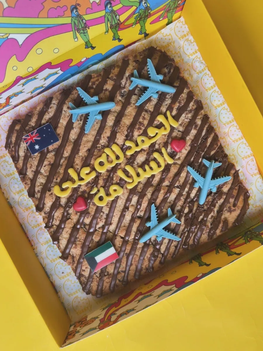 Welcome back cookie cake