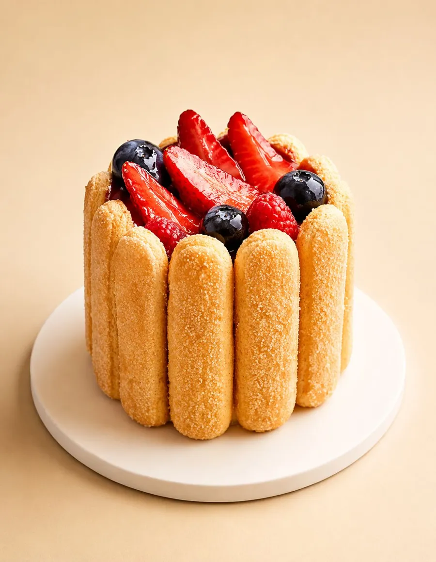 So Berry Charlotte Gateau