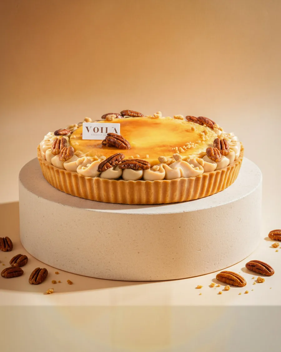 Pecan Crème Brûlée Tart