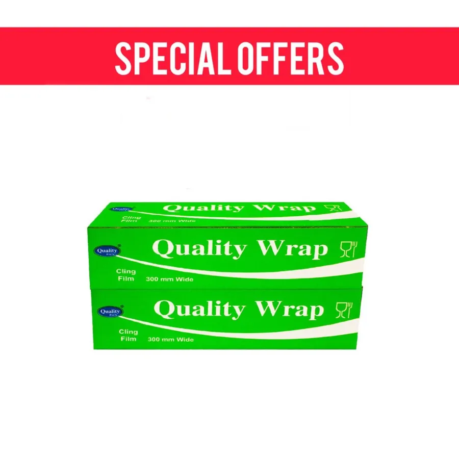 OFFER 2 PCS ( QUALITY WRAP CLING FILM 30 CM )