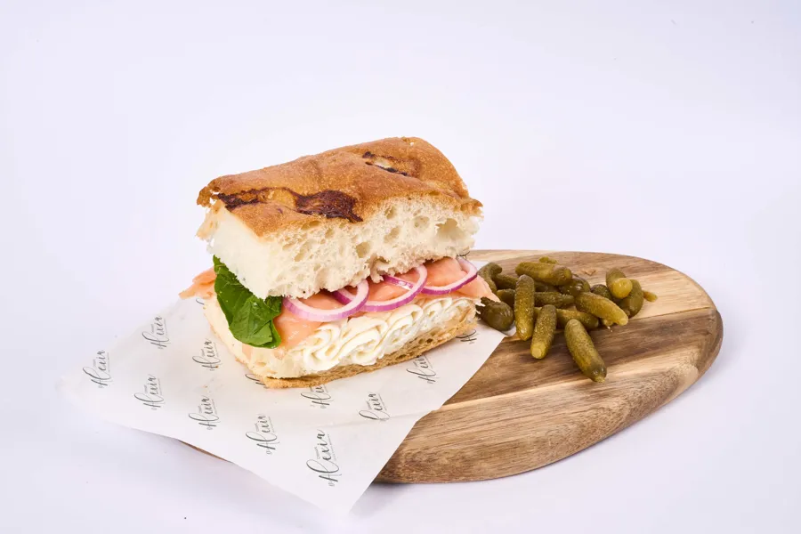 Salmon Focaccia