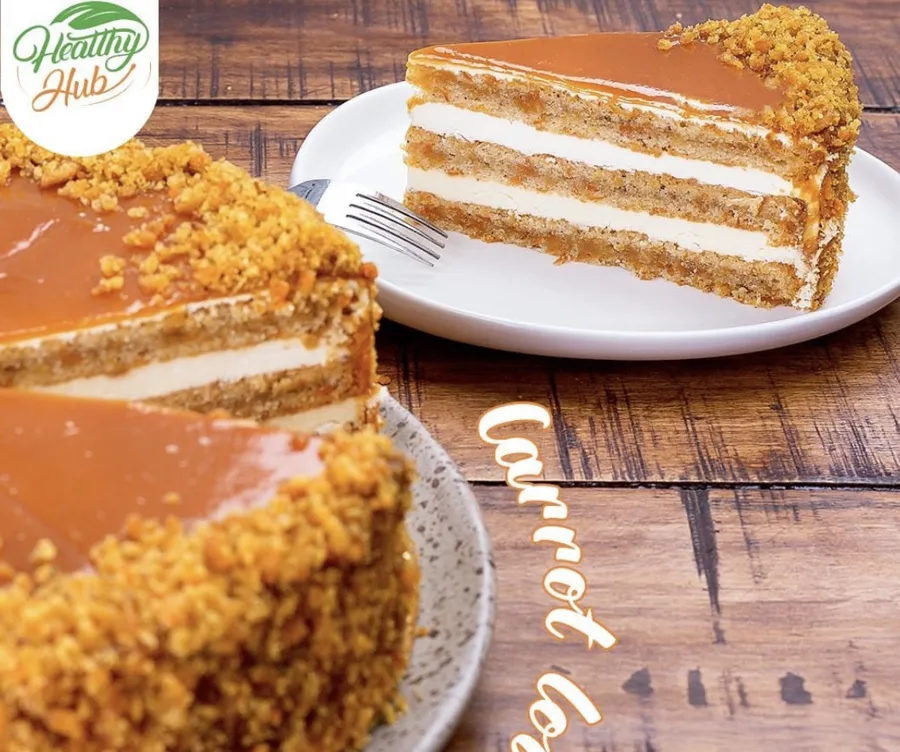 Oat Carrot Cake - Caramel