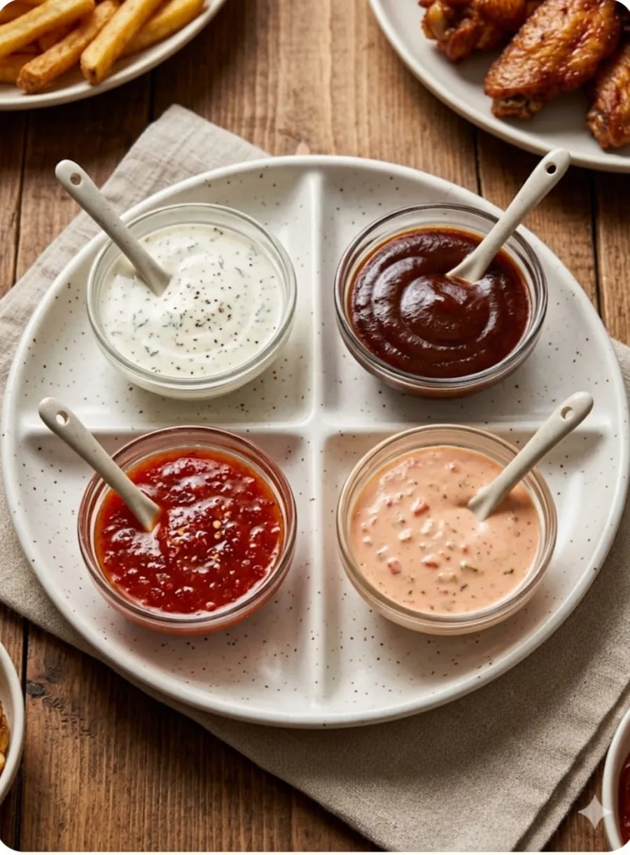Four sauces of your choice NEW