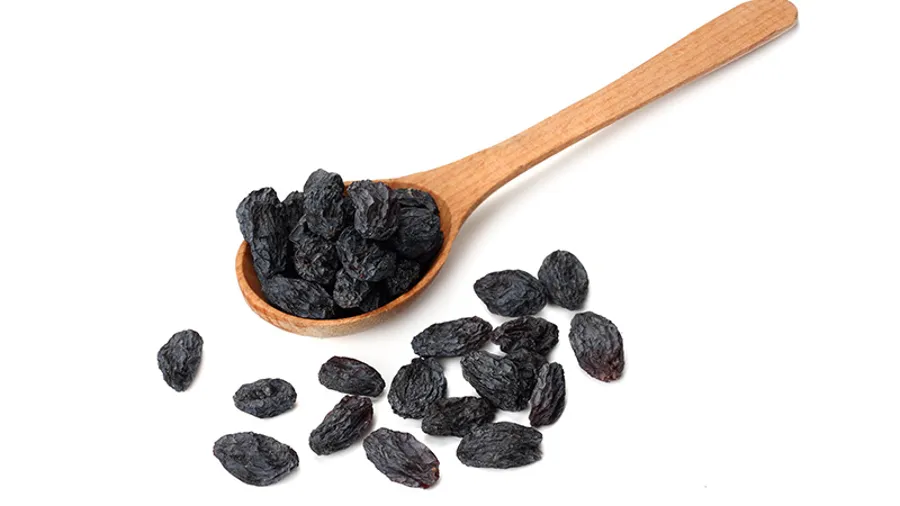 Large black raisins