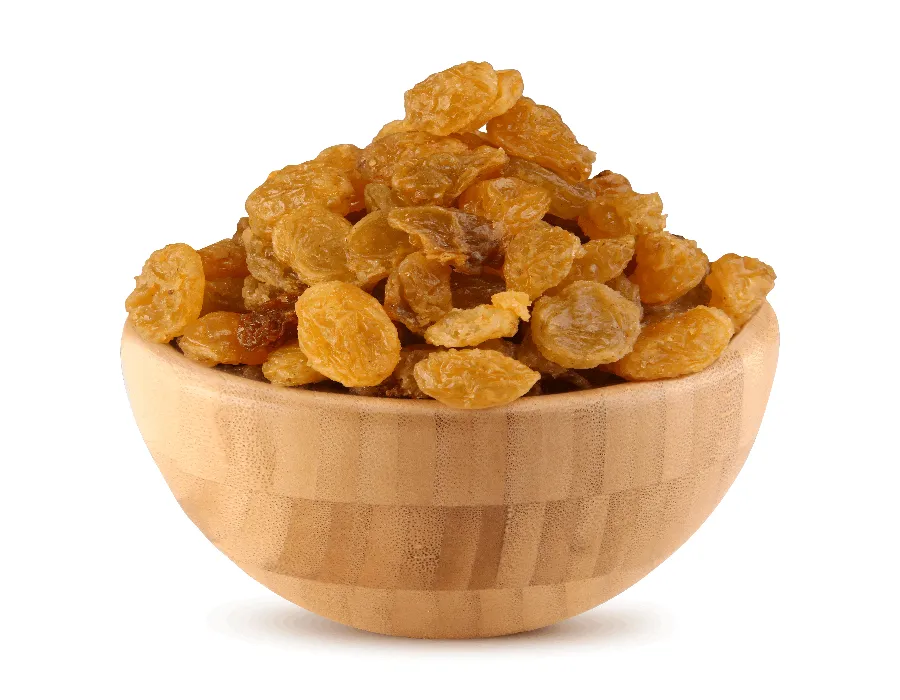 Large golden raisins