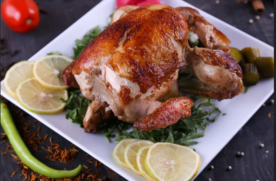 Grilled Chicken on gas