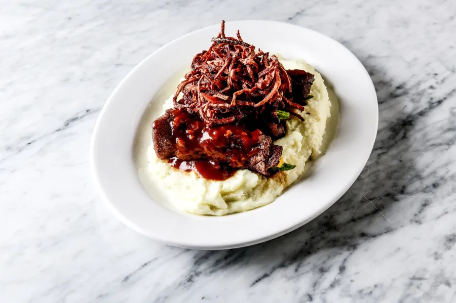 Steak Rolls with Mashed Potato
