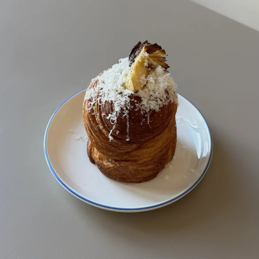 artichoke cheese croissant