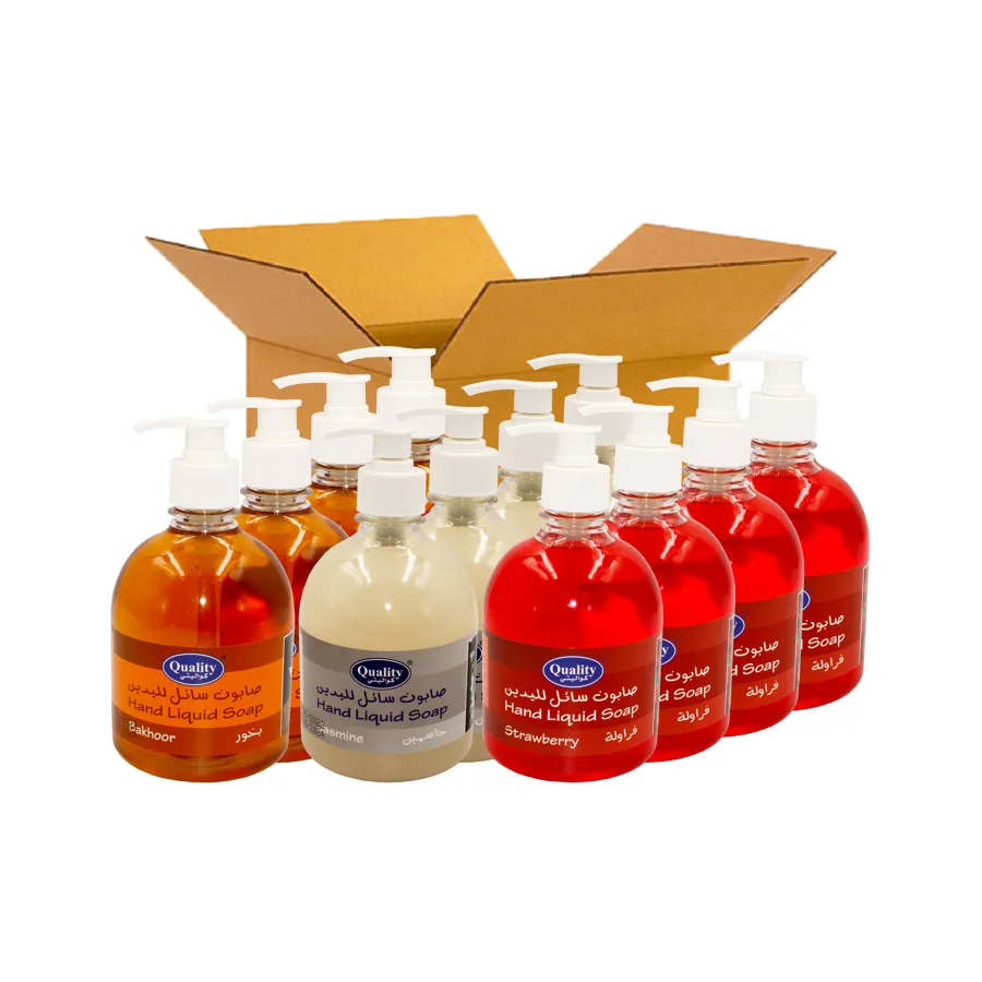 CARTON 12 PCS QUALITY HAND LIQUID SOAP 500 ML