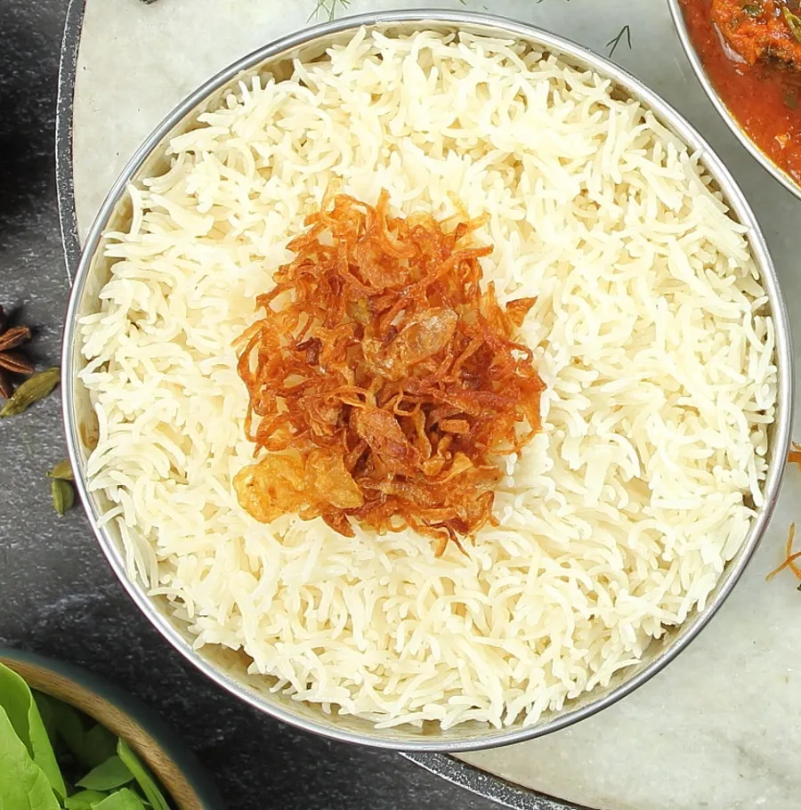 Plain rice