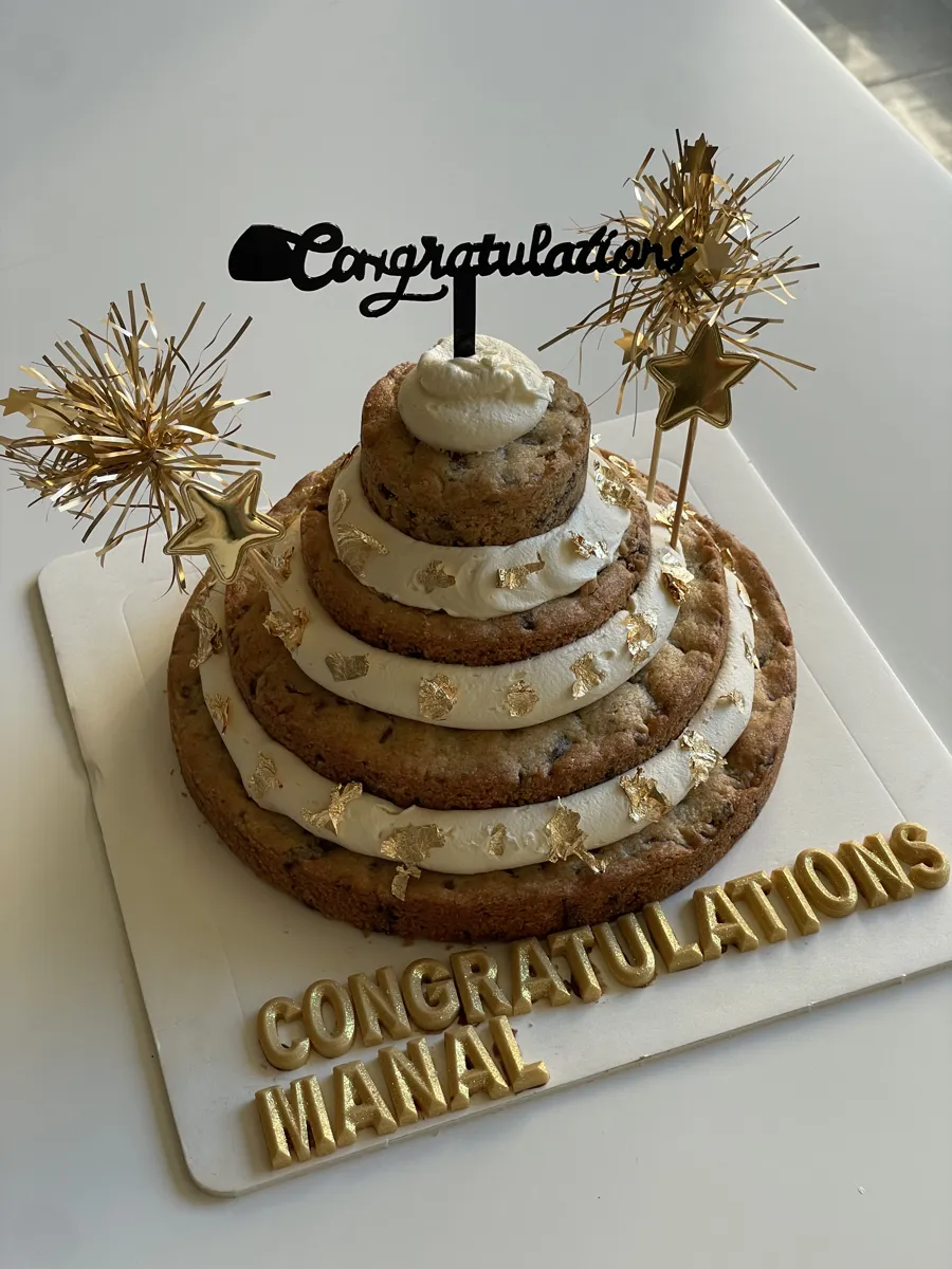 Congratulations cookie tower