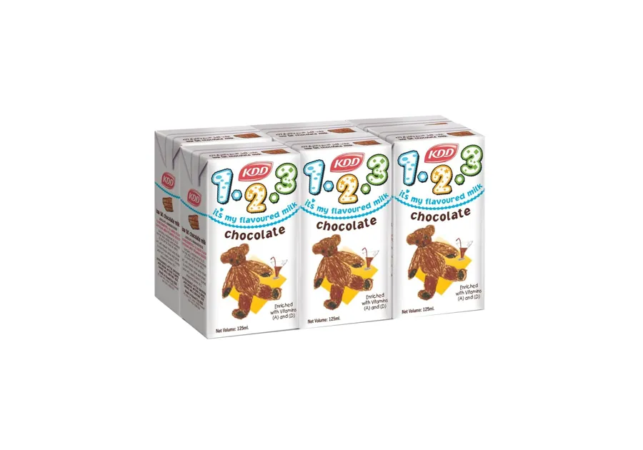 KDD 123 Chocolate Milk 6 Packs x 125ml