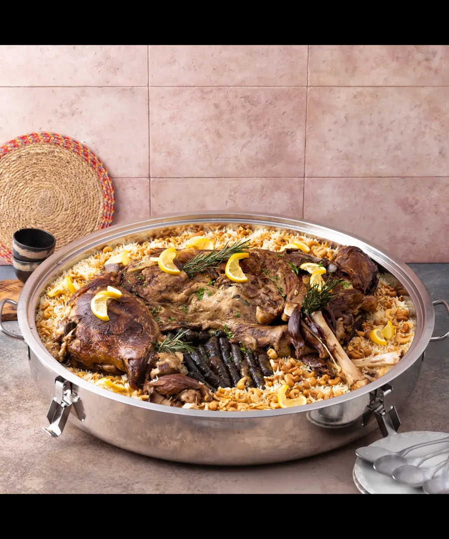 Whole zibeeha stuffed with warag enab