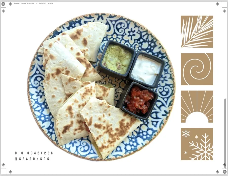 CHICKEN QUESADILLA