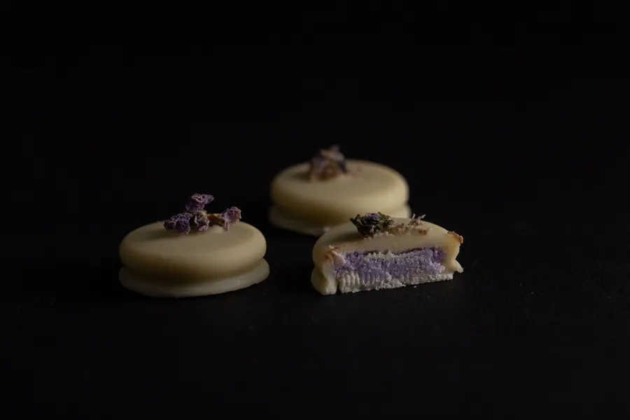 Violet chocolate