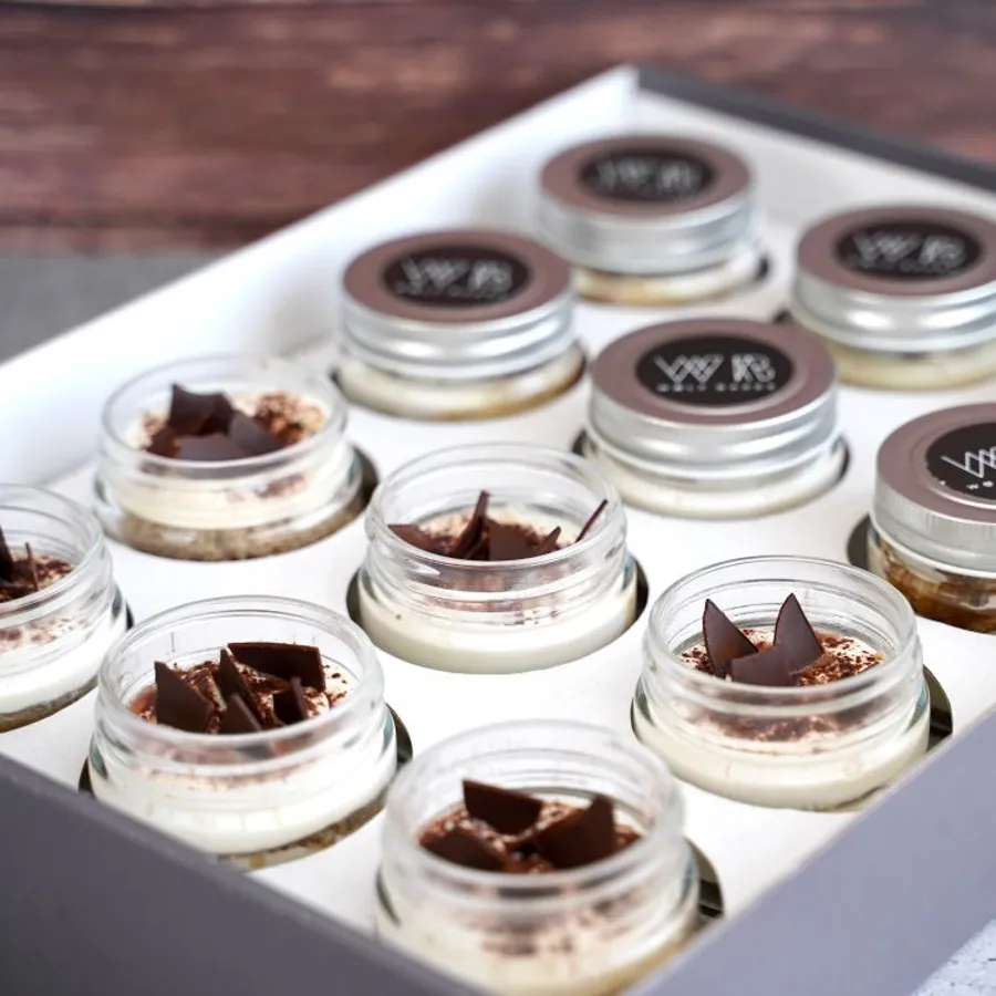 Keto Tiramisu in jar