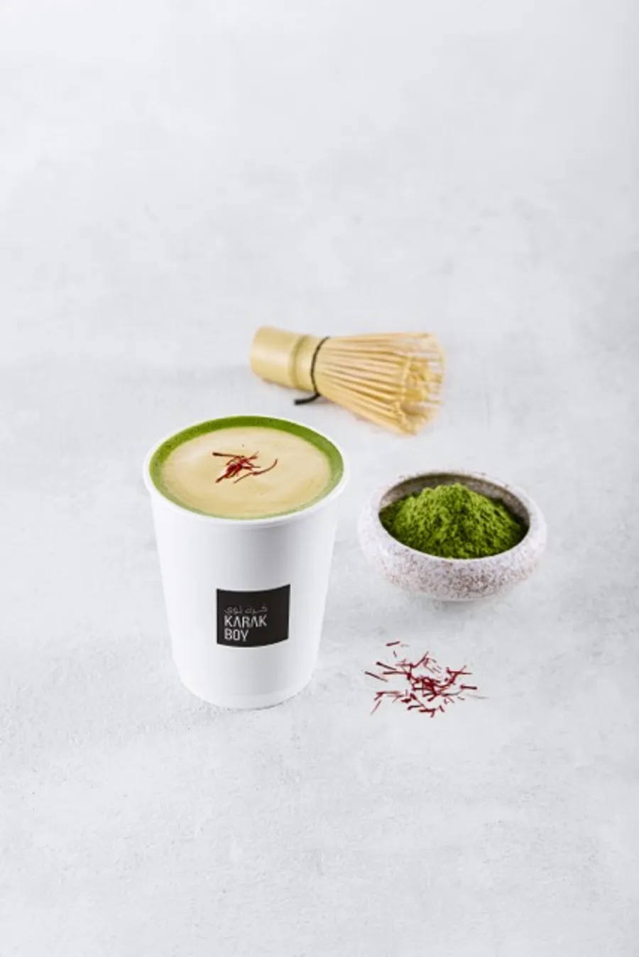 Saffron matcha
